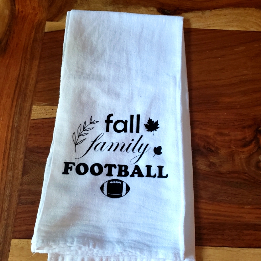 Handmade flour sack towel